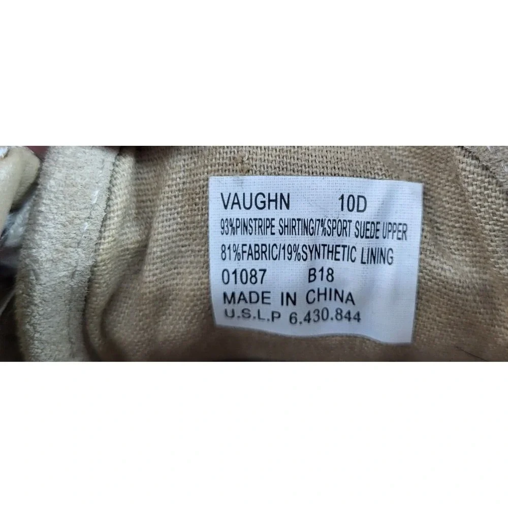 Polo Ralph Lauren Size 10 D Vaughn Beige Casual Sneakers Men's 01087